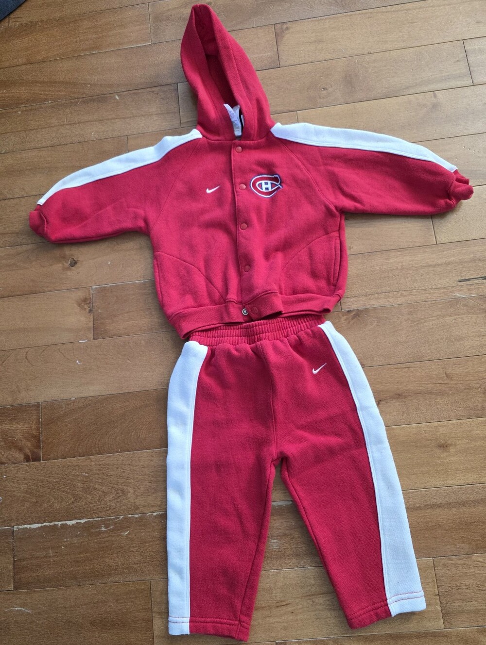 Vintage Nike NHL Montreal Canadiens Sweatsuit for Toddlers